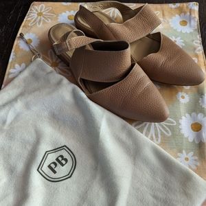 Poppy Barley Slingback Mary Jane; Sand; Size 8.5